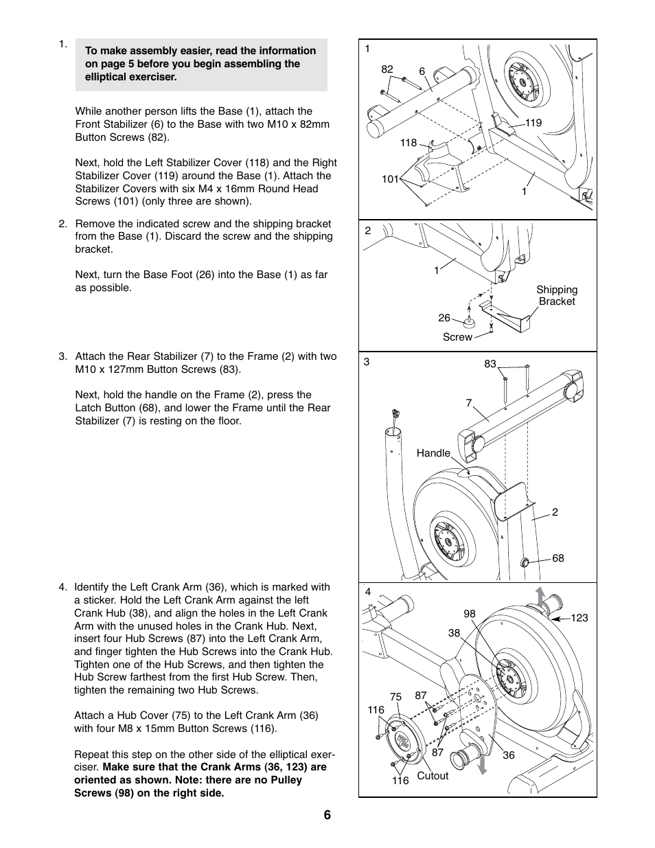 ProForm 600 N PFEL6026.0 User Manual | Page 6 / 24