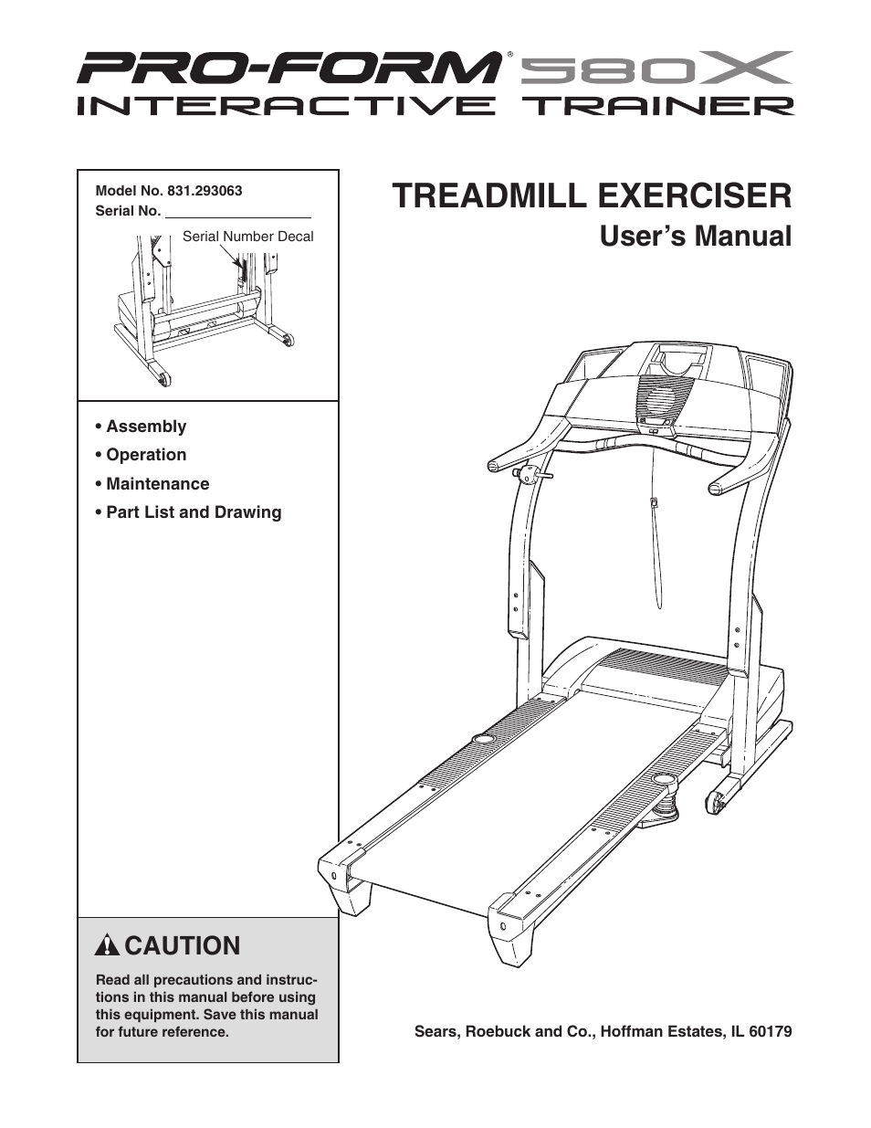 ProForm 580X 831.293063 User Manual | 30 pages