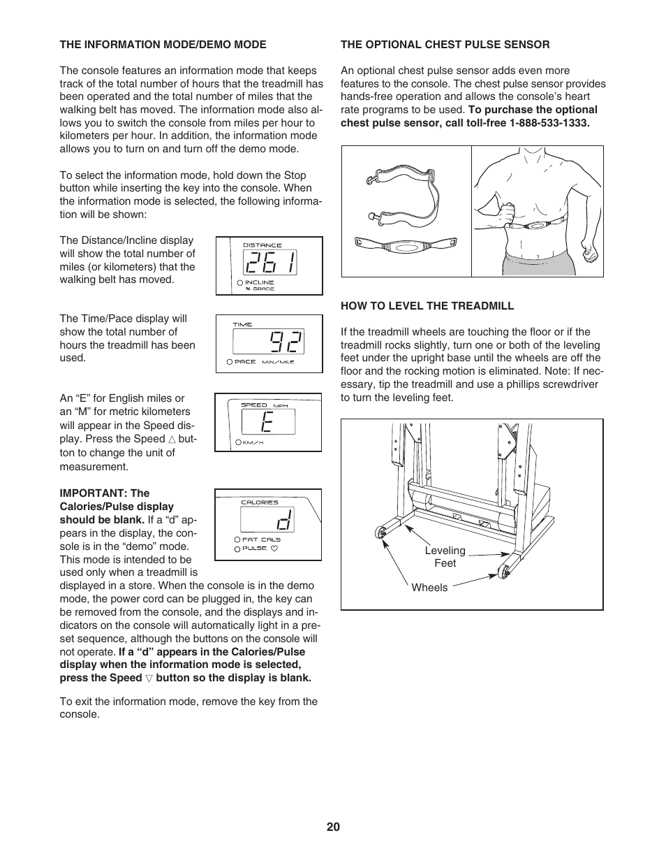 ProForm 580X 831.293063 User Manual | Page 20 / 30