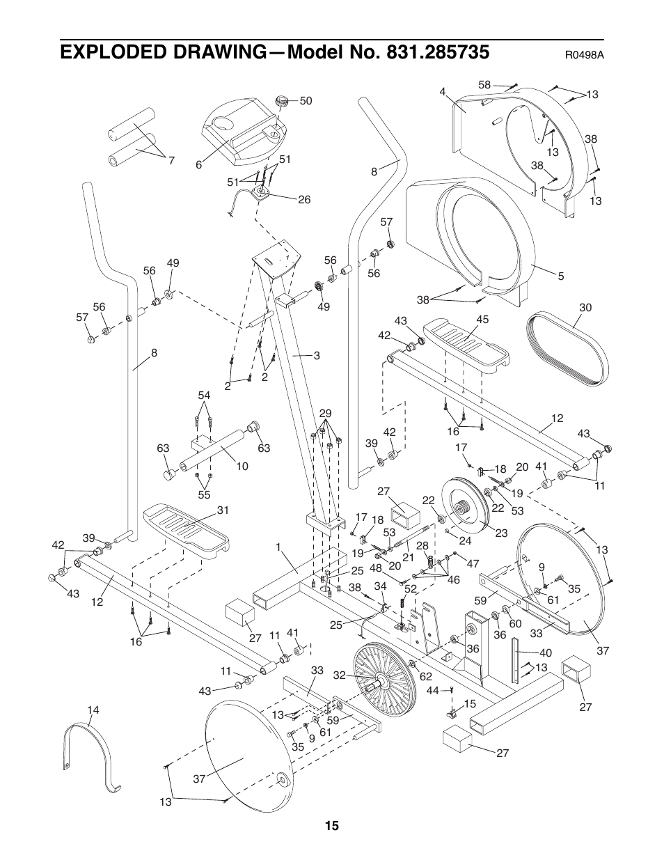 ProForm 831.285735 User Manual | Page 15 / 16