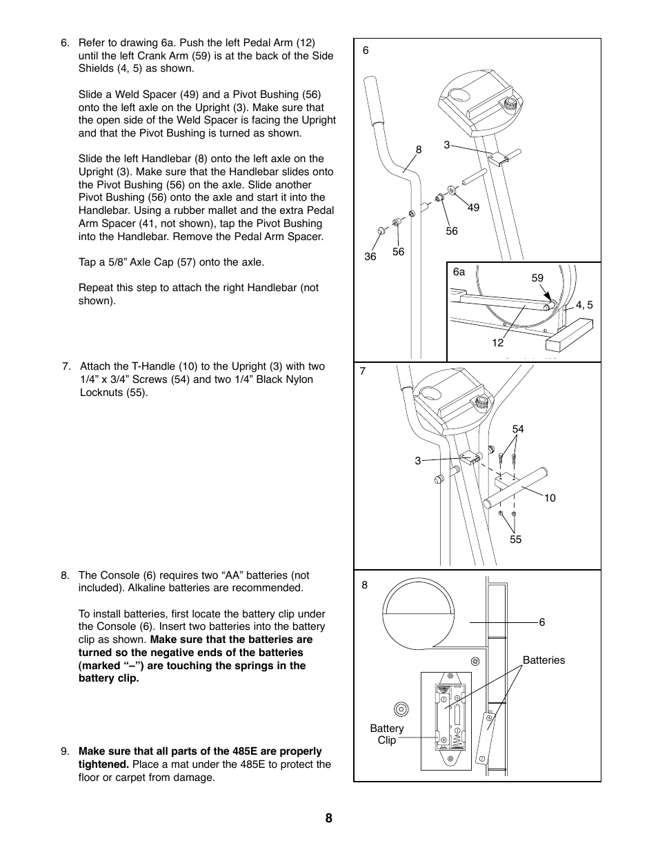 ProForm 831.285735 User Manual | Page 8 / 16