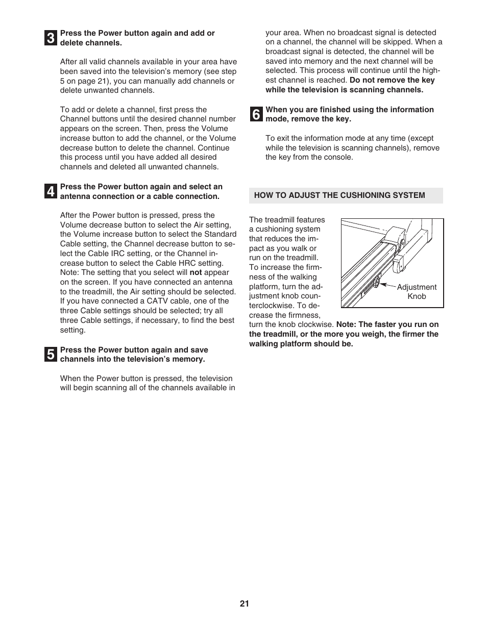 ProForm PFTL94105.0 User Manual | Page 21 / 30