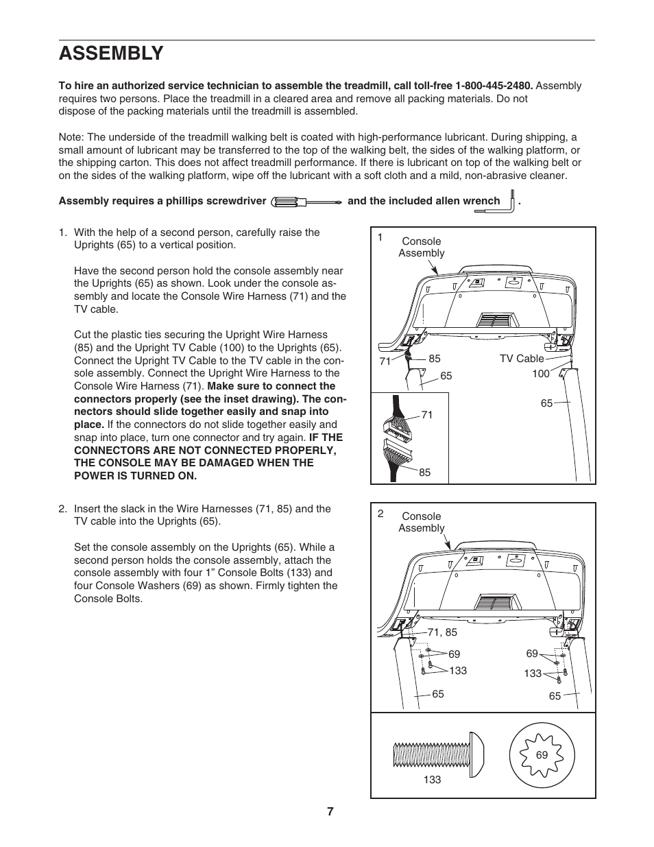 Assembly | ProForm PFTL94105.0 User Manual | Page 7 / 30