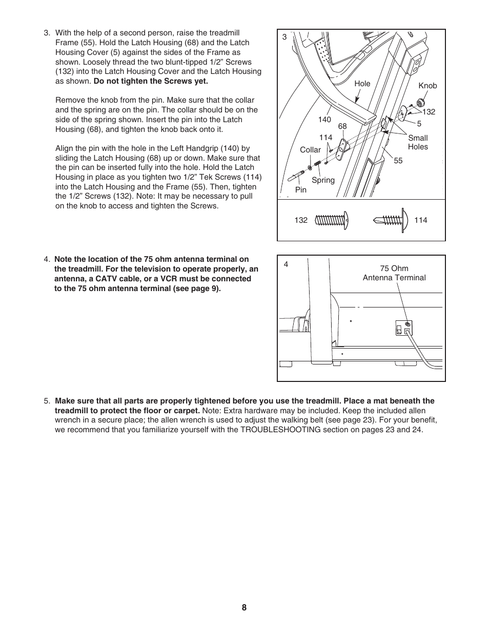 ProForm PFTL94105.0 User Manual | Page 8 / 30
