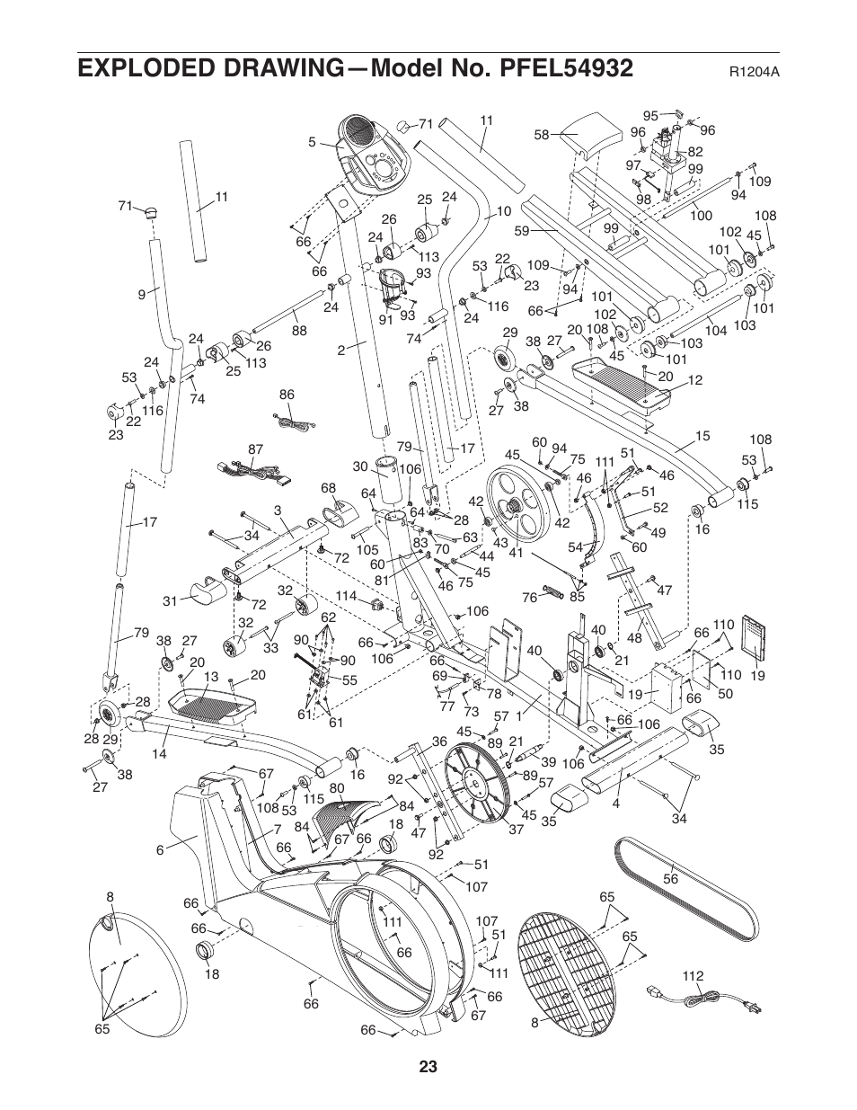 ProForm PFEL54932 User Manual | Page 23 / 24