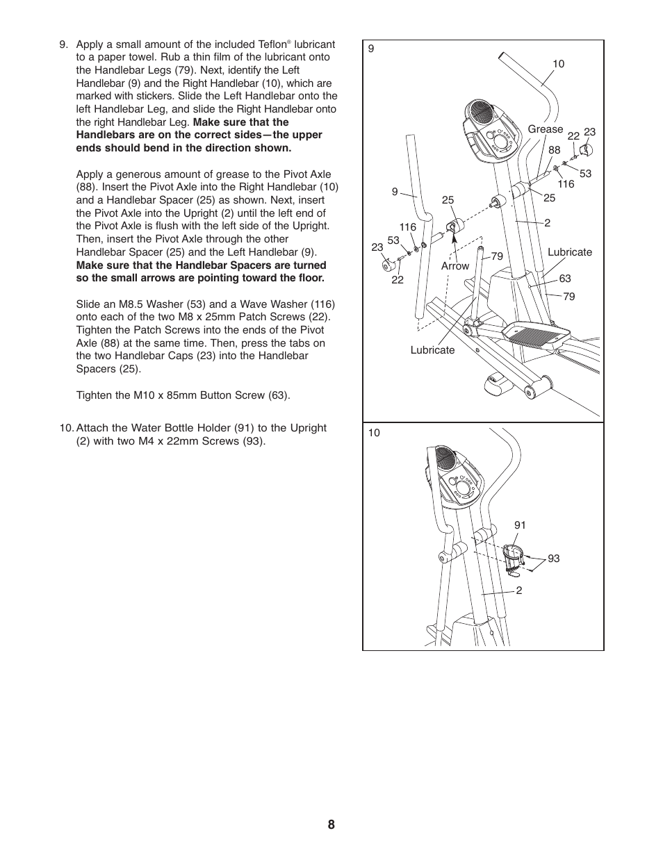 ProForm PFEL54932 User Manual | Page 8 / 24