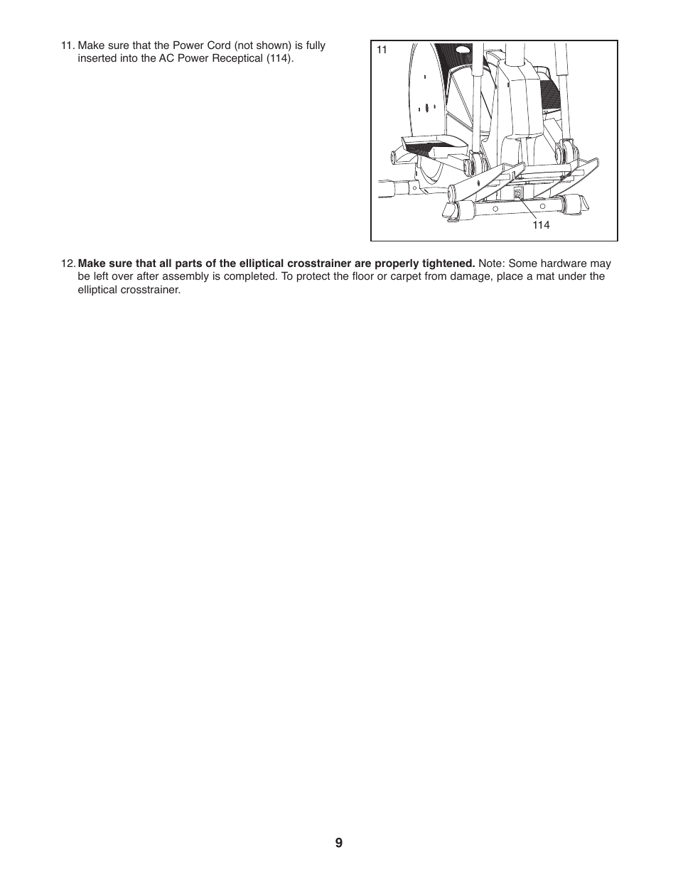ProForm PFEL54932 User Manual | Page 9 / 24