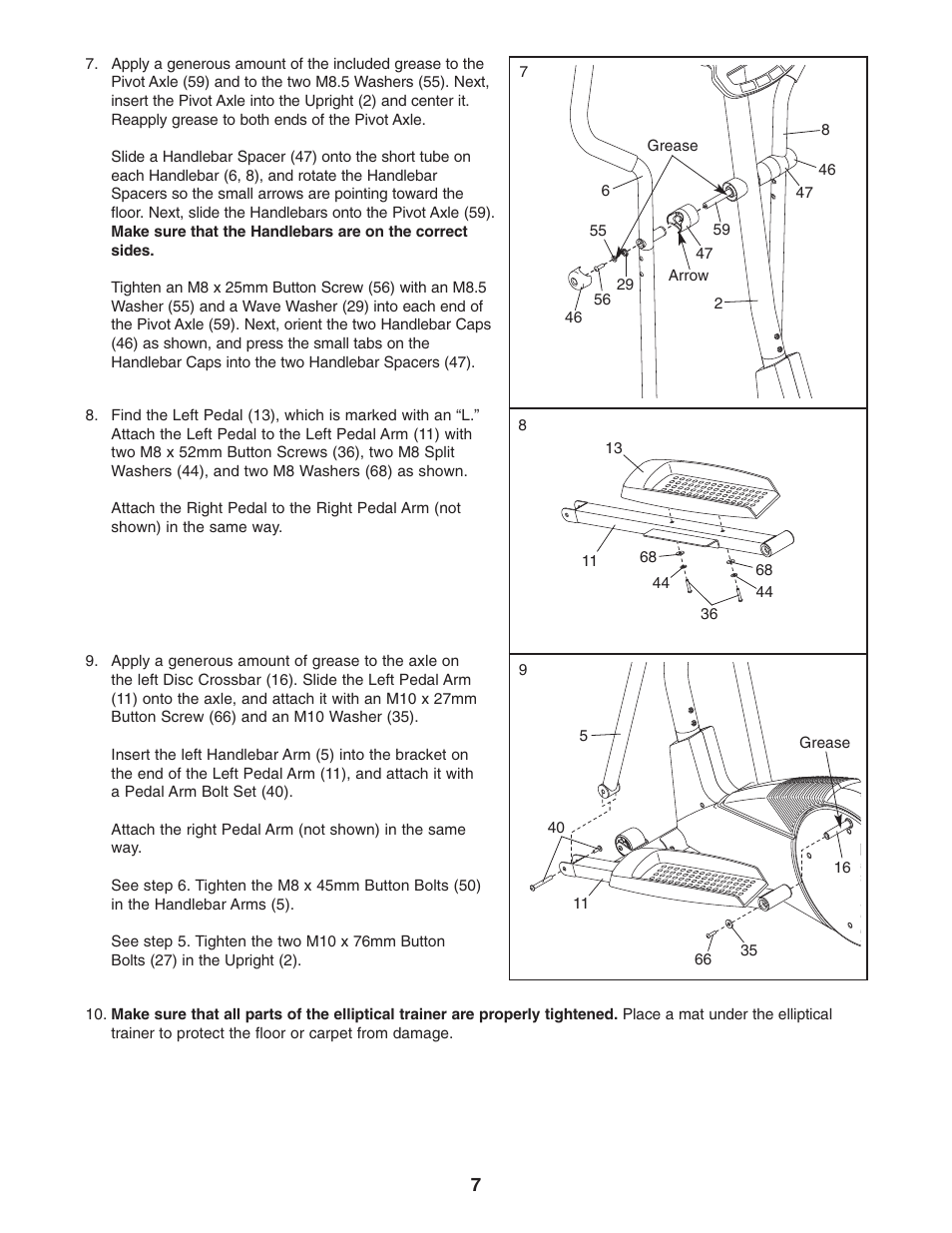 ProForm PFEL19540 User Manual | Page 7 / 16