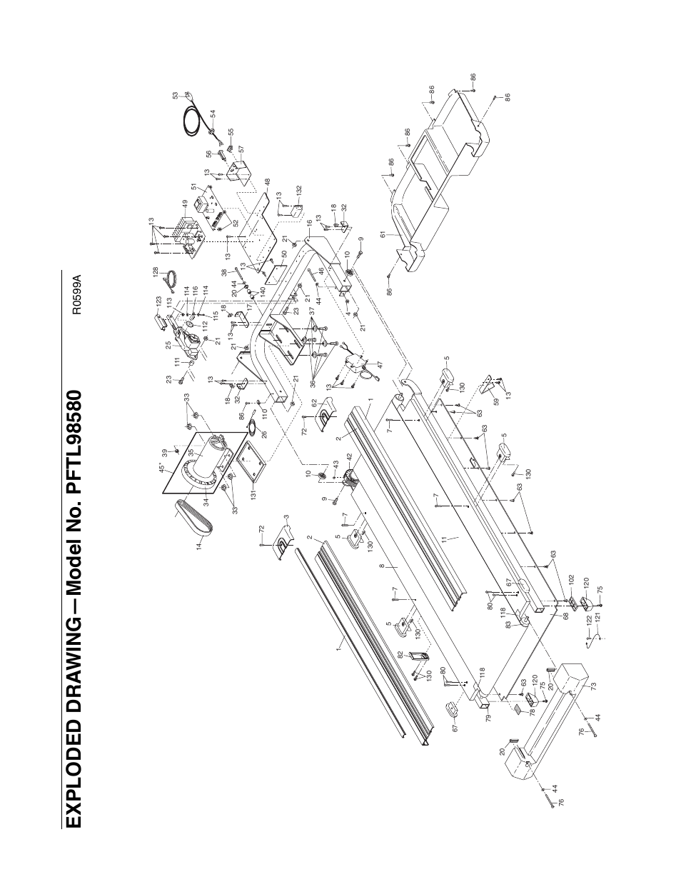 R0599a | ProForm PFTL98580 User Manual | Page 20 / 22