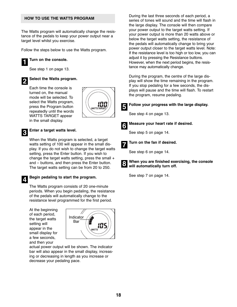 ProForm Interactive Ergometer PFEVEX62832 User Manual | Page 18 / 32