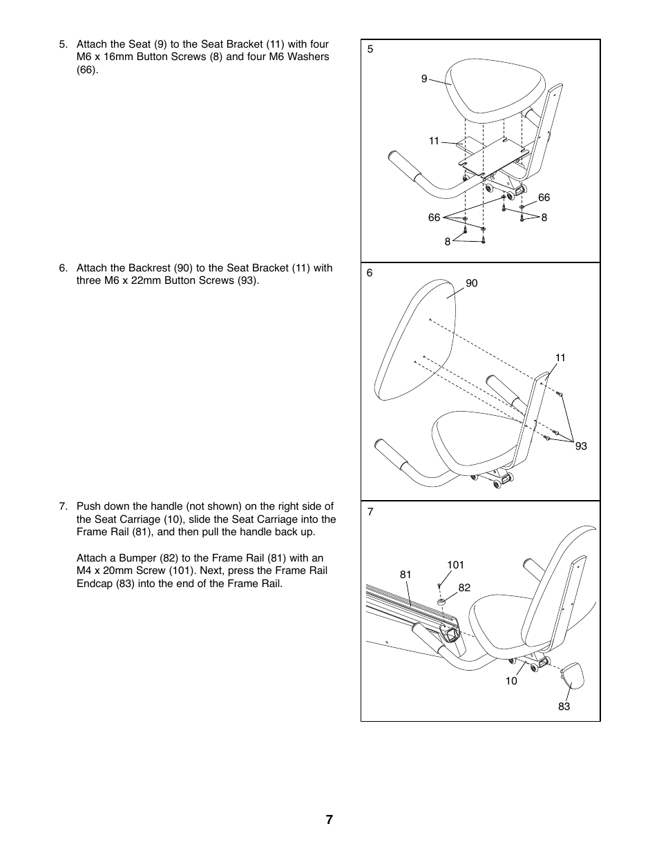 ProForm Interactive Ergometer PFEVEX62832 User Manual | Page 7 / 32