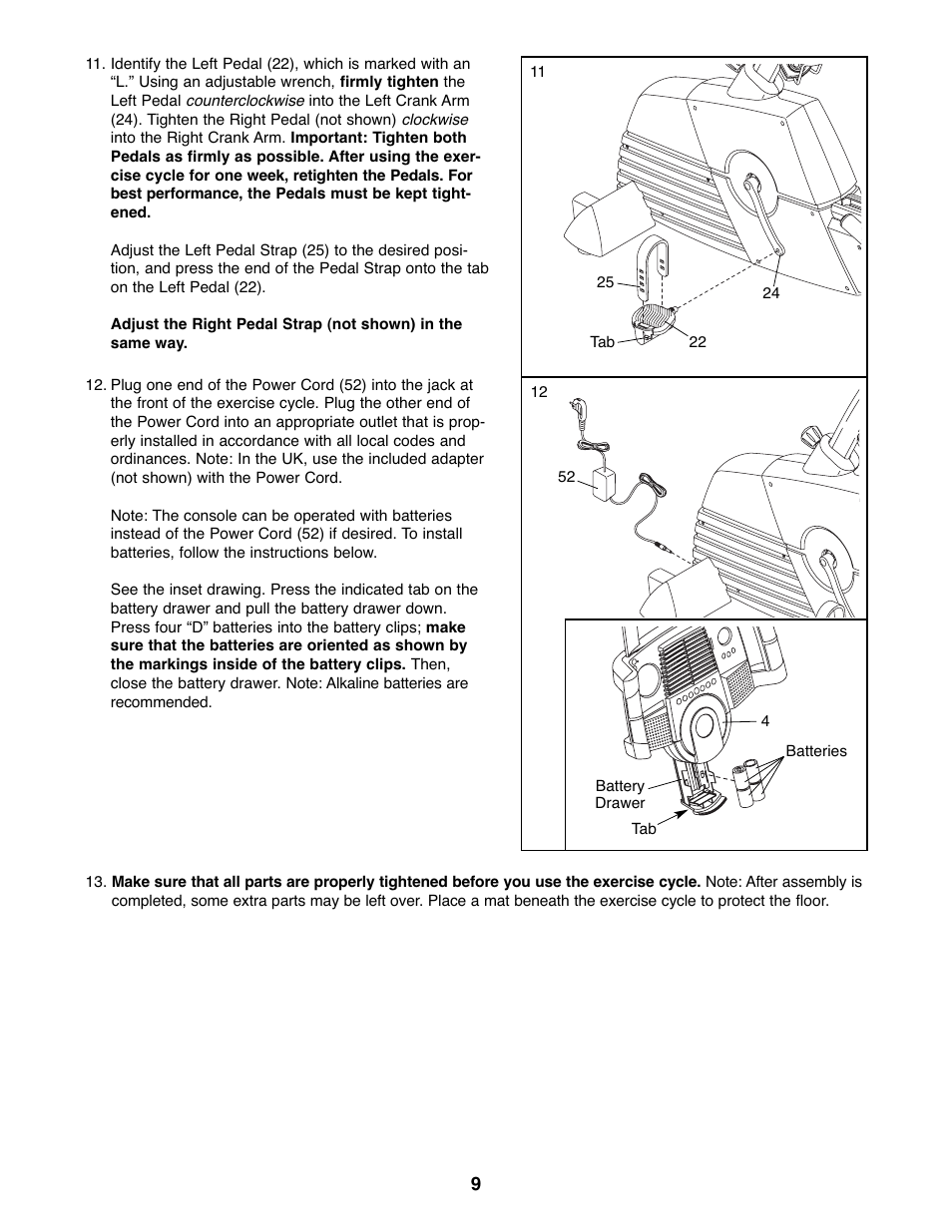 ProForm Interactive Ergometer PFEVEX62832 User Manual | Page 9 / 32