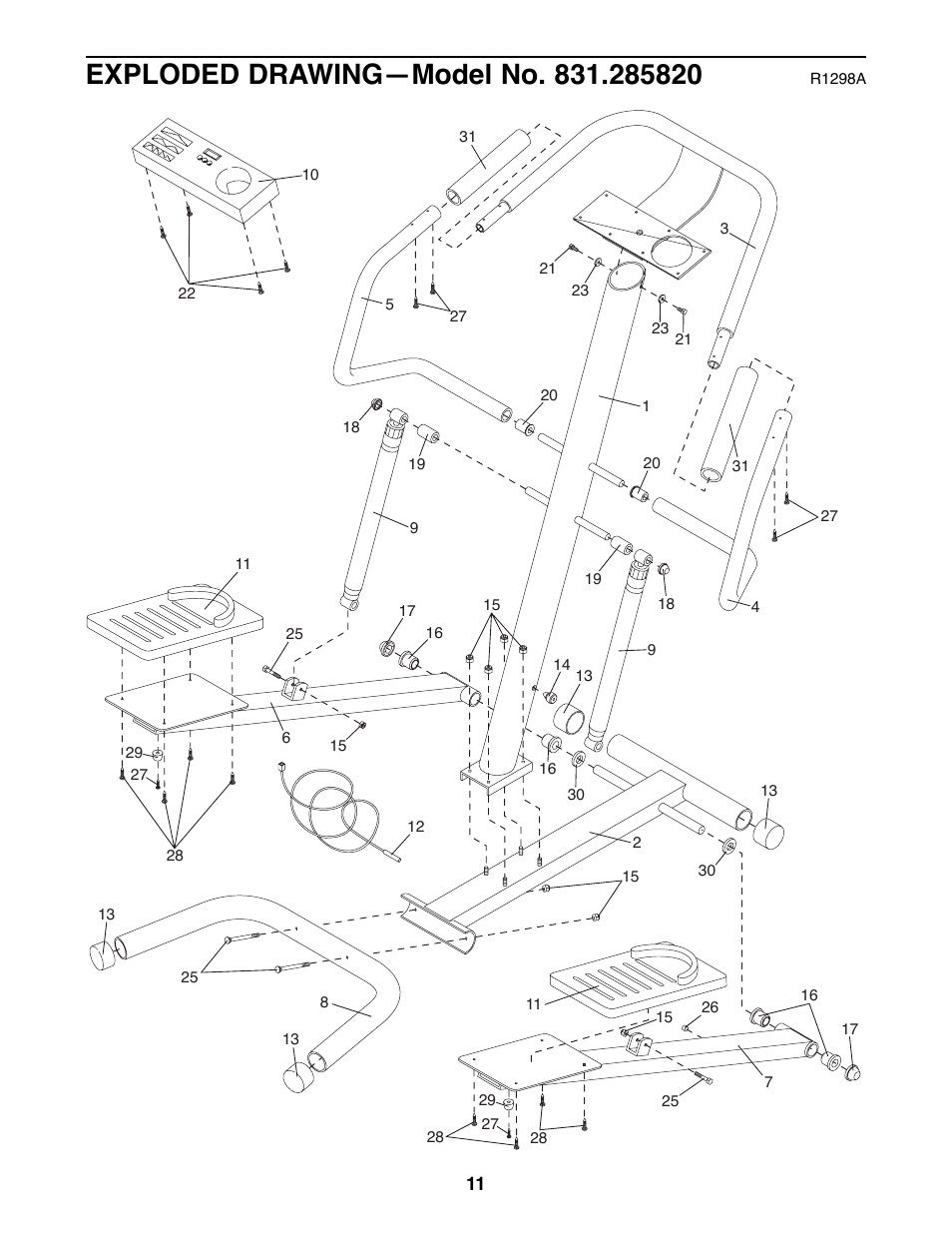 ProForm 831.285820 User Manual | Page 11 / 12