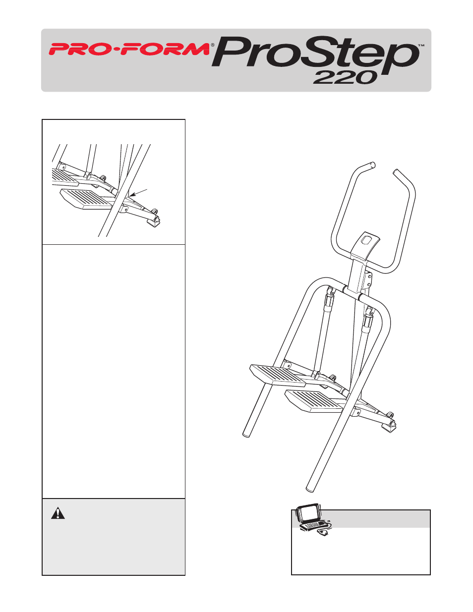 ProForm PFST12020 User Manual | 12 pages