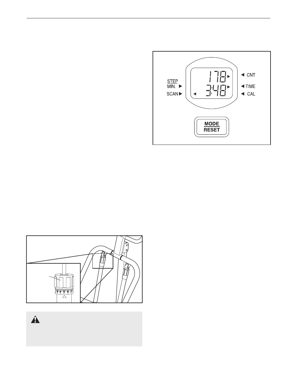 How to operate the stepper, Warning | ProForm PFST12020 User Manual | Page 6 / 12