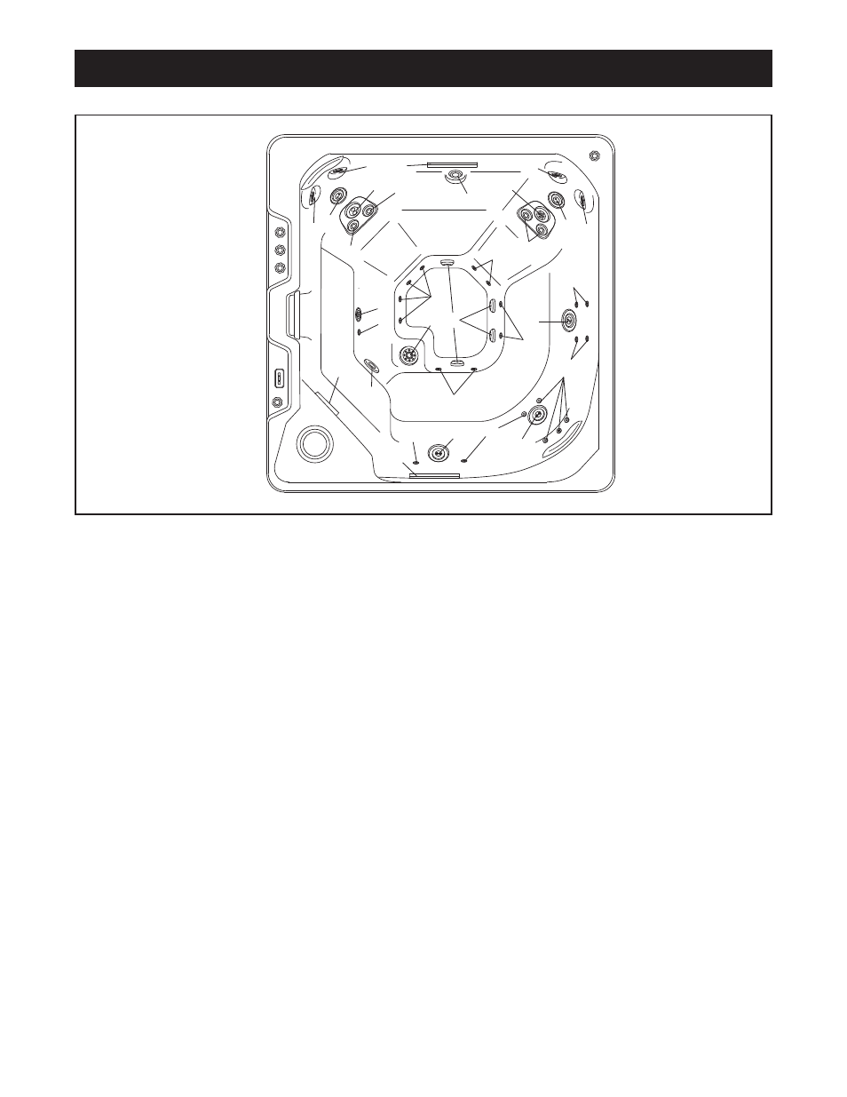 Jet layout diagram | ProForm PFSB43140 User Manual | Page 13 / 24