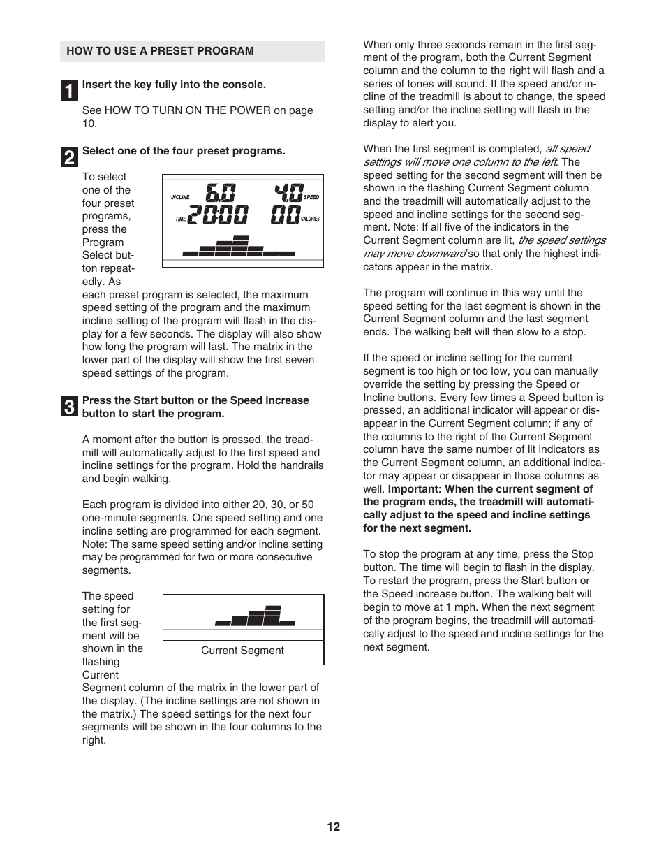 ProForm 831.29605.0 User Manual | Page 12 / 30