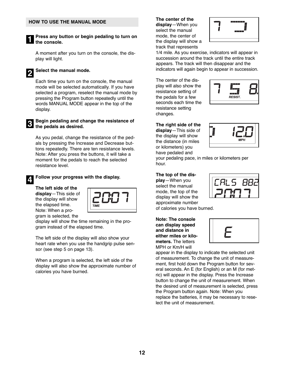 ProForm GT 95X PFEX3096.0 User Manual | Page 12 / 24