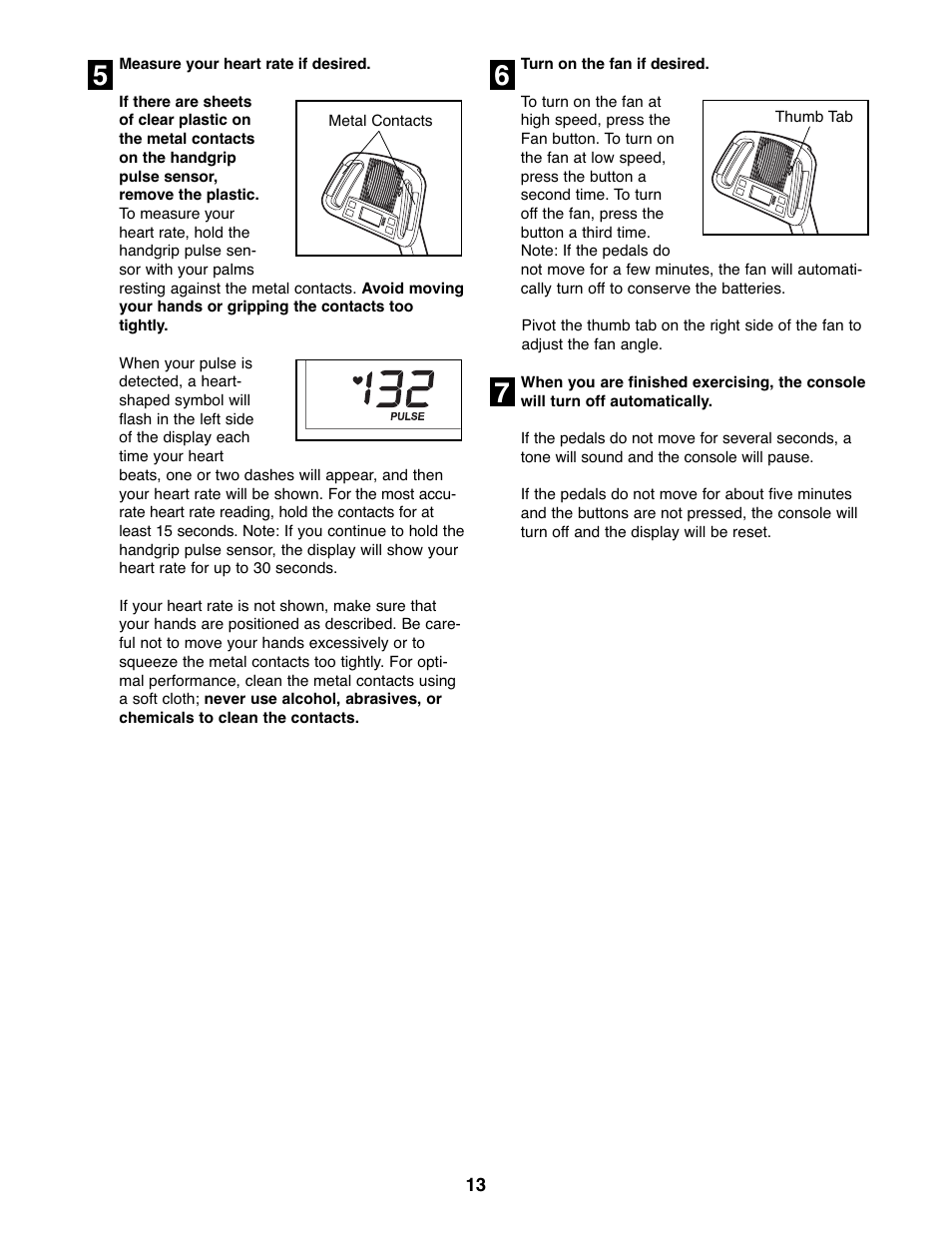 ProForm GT 95X PFEX3096.0 User Manual | Page 13 / 24