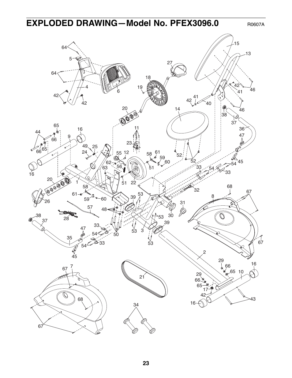 ProForm GT 95X PFEX3096.0 User Manual | Page 23 / 24