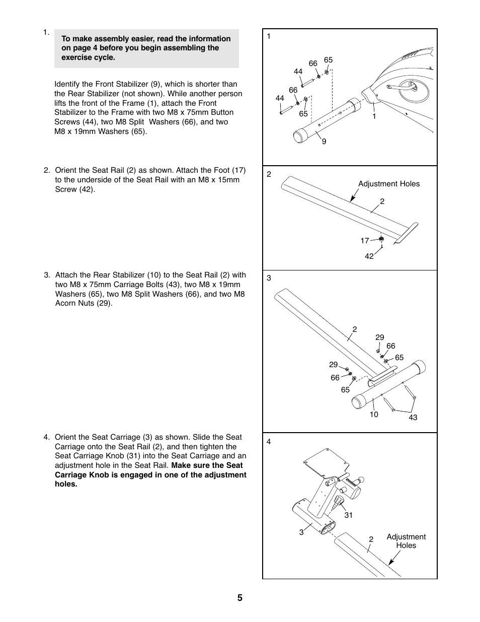 ProForm GT 95X PFEX3096.0 User Manual | Page 5 / 24