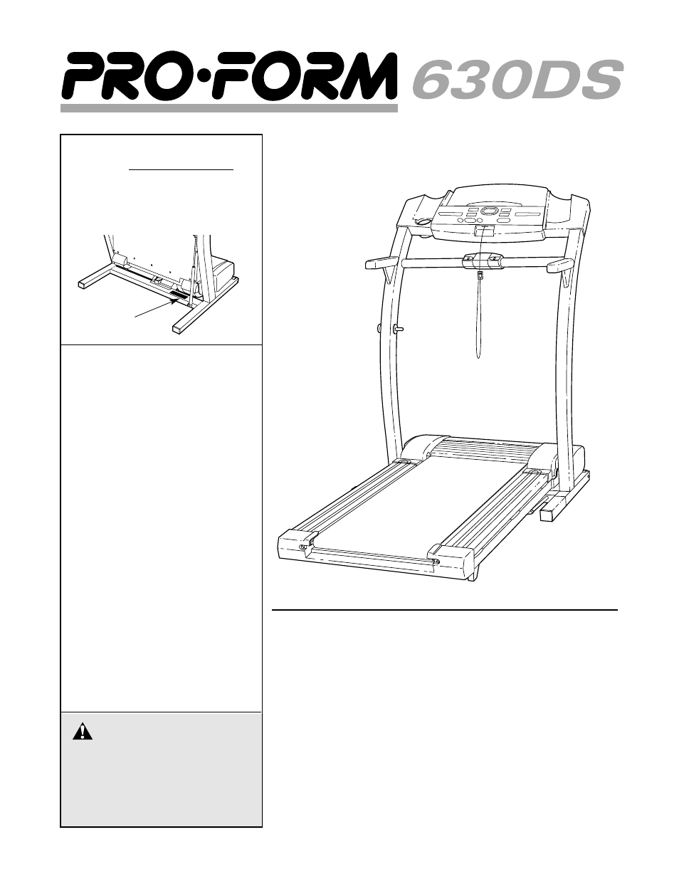 ProForm 630 DS User Manual | 22 pages