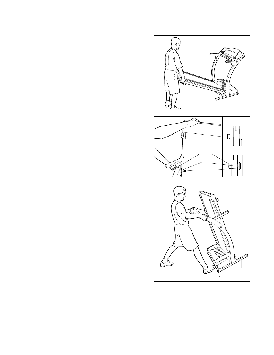 How to fold and move the treadmill | ProForm 630 DS User Manual | Page 14 / 22