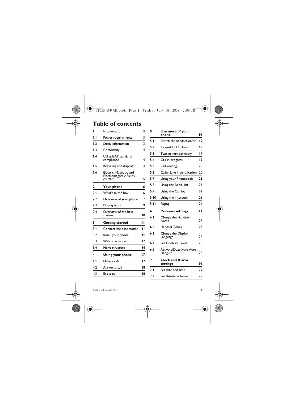 ProForm ID555 User Manual | Page 3 / 56