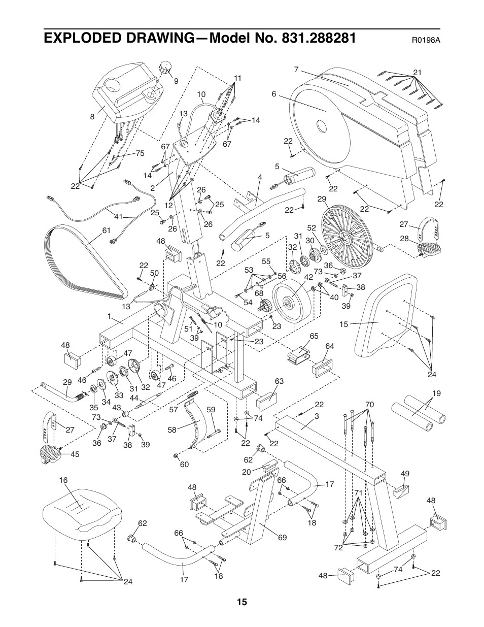 ProForm 975s 831.288281 User Manual | Page 15 / 16