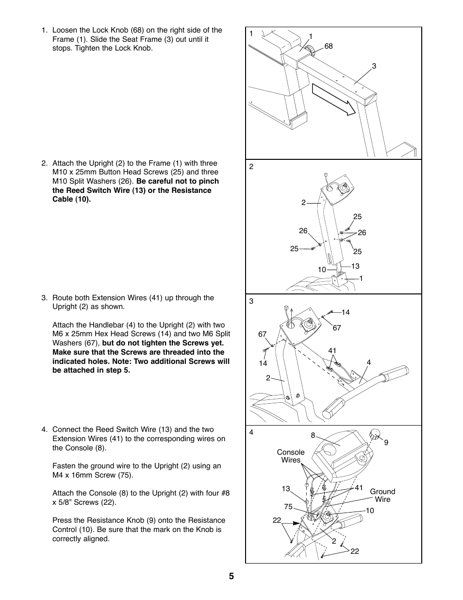 ProForm 975s 831.288281 User Manual | Page 5 / 16