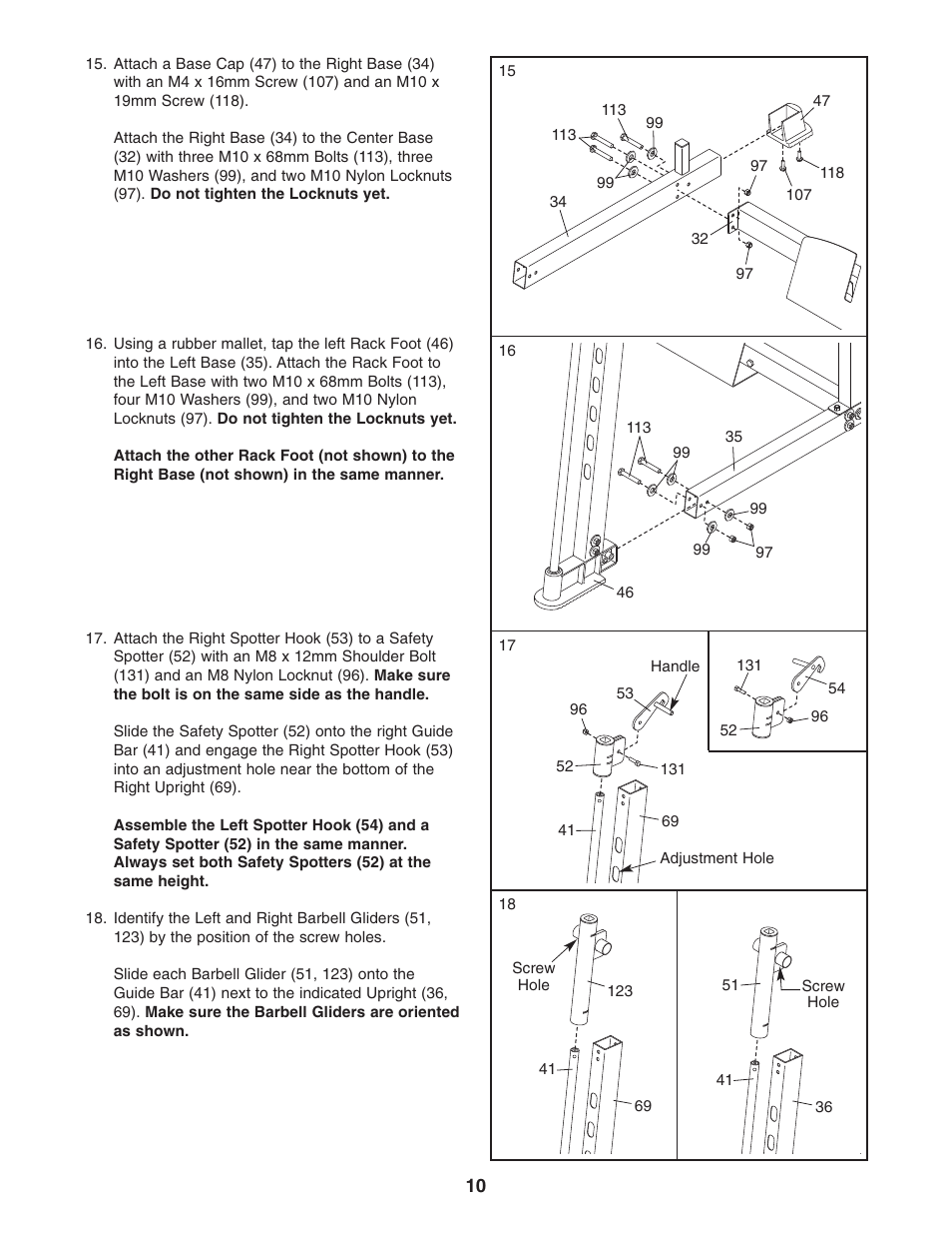 ProForm PFB48031 User Manual | Page 10 / 33