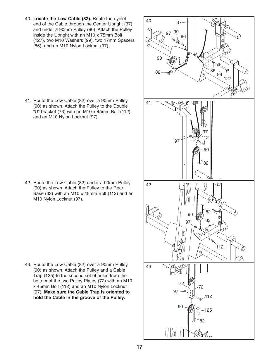 ProForm PFB48031 User Manual | Page 17 / 33