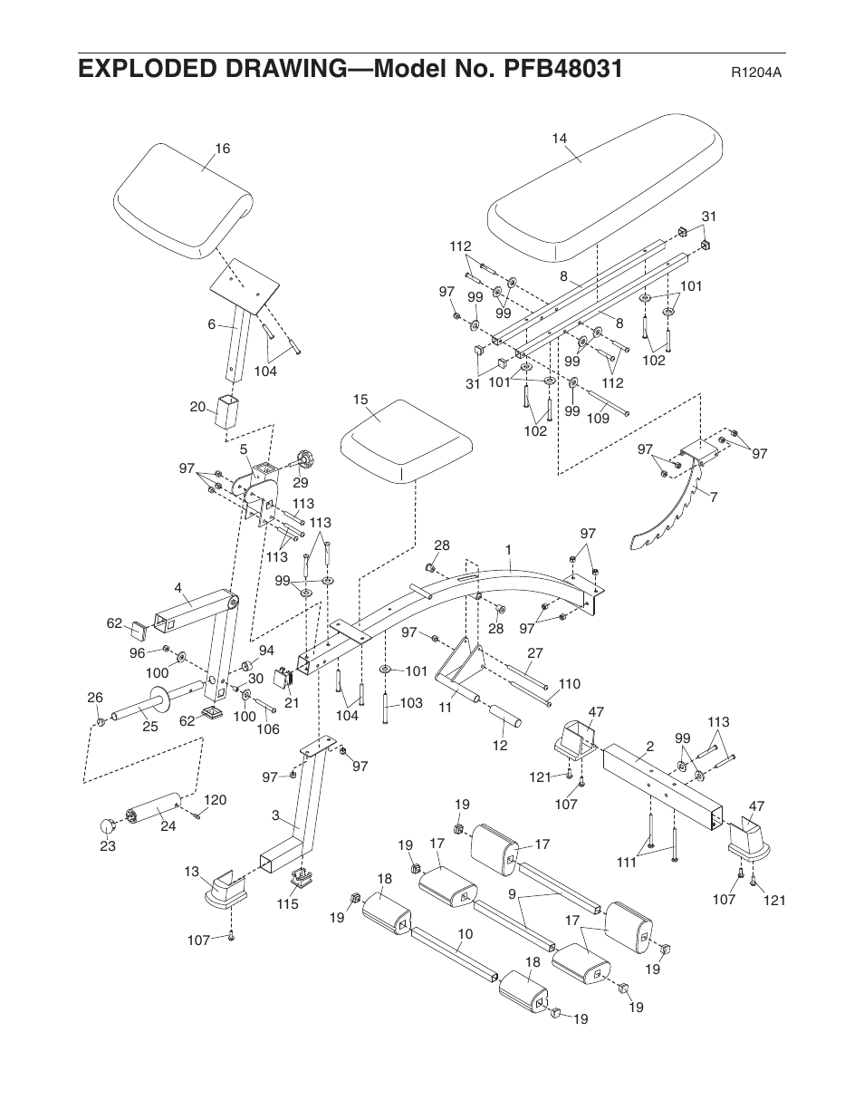 ProForm PFB48031 User Manual | Page 31 / 33