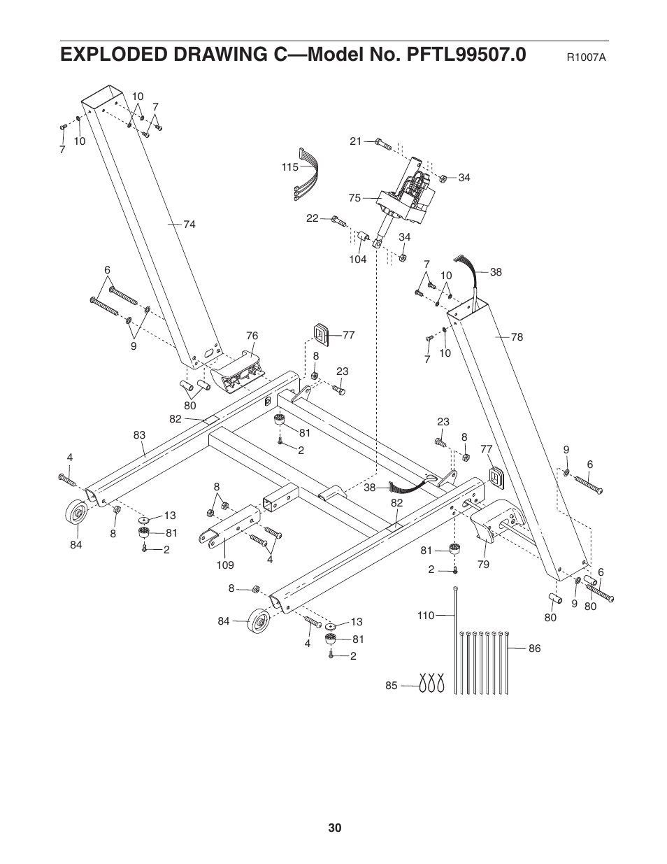 ProForm PFTL99507.0 User Manual | Page 30 / 32