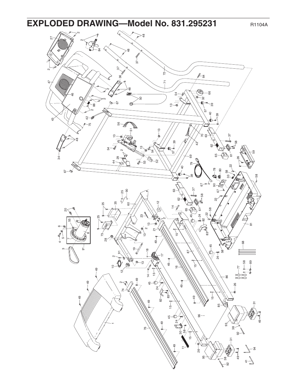 R1104a | ProForm 831.295231 User Manual | Page 21 / 22