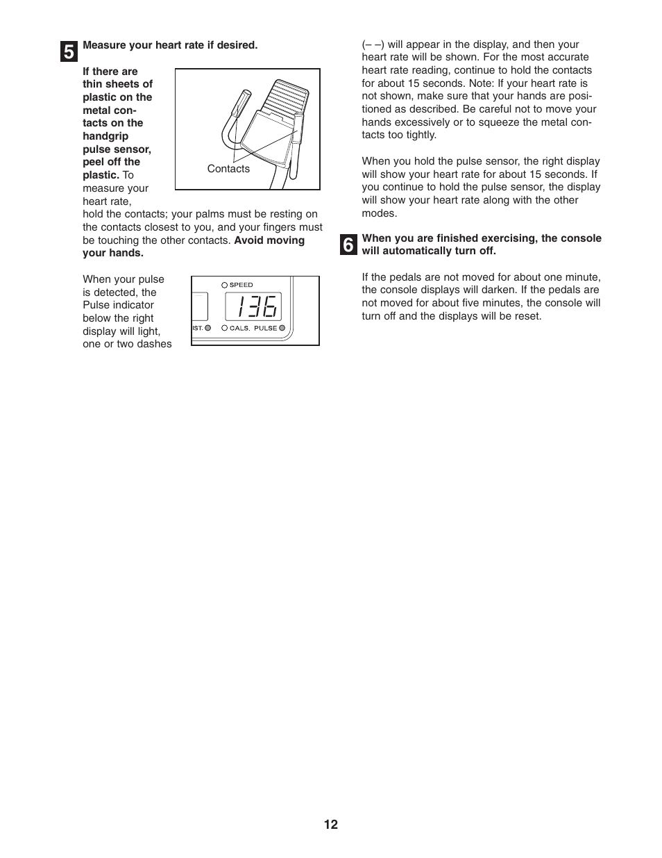 ProForm C55 PFEX35430 User Manual | Page 12 / 24