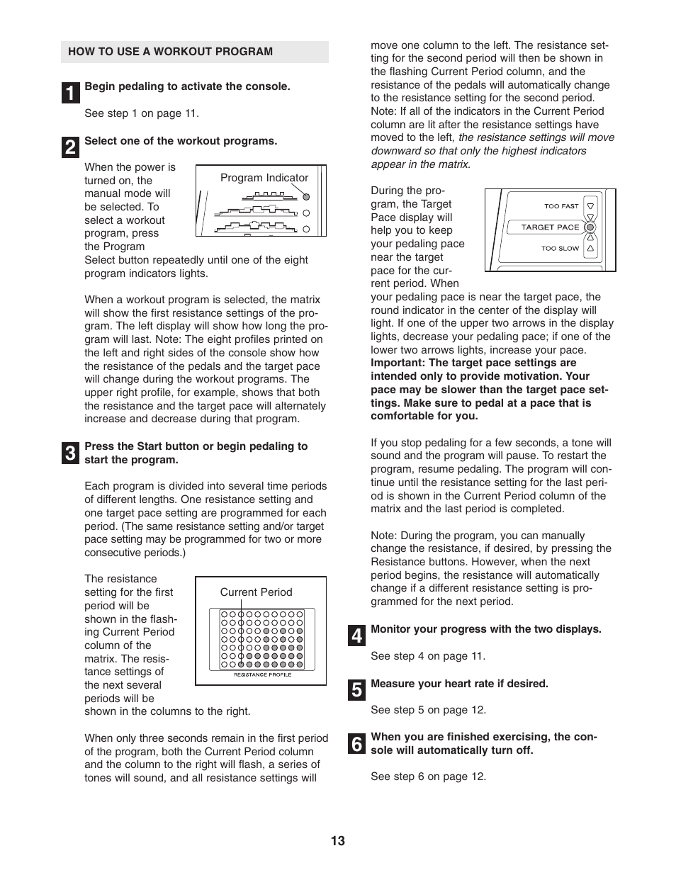 ProForm C55 PFEX35430 User Manual | Page 13 / 24