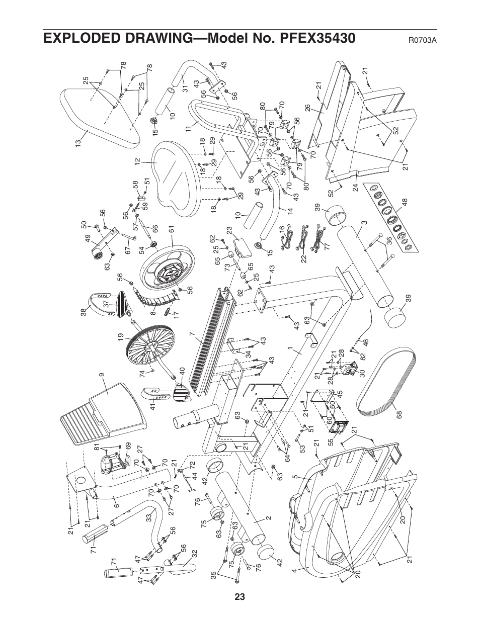 ProForm C55 PFEX35430 User Manual | Page 23 / 24