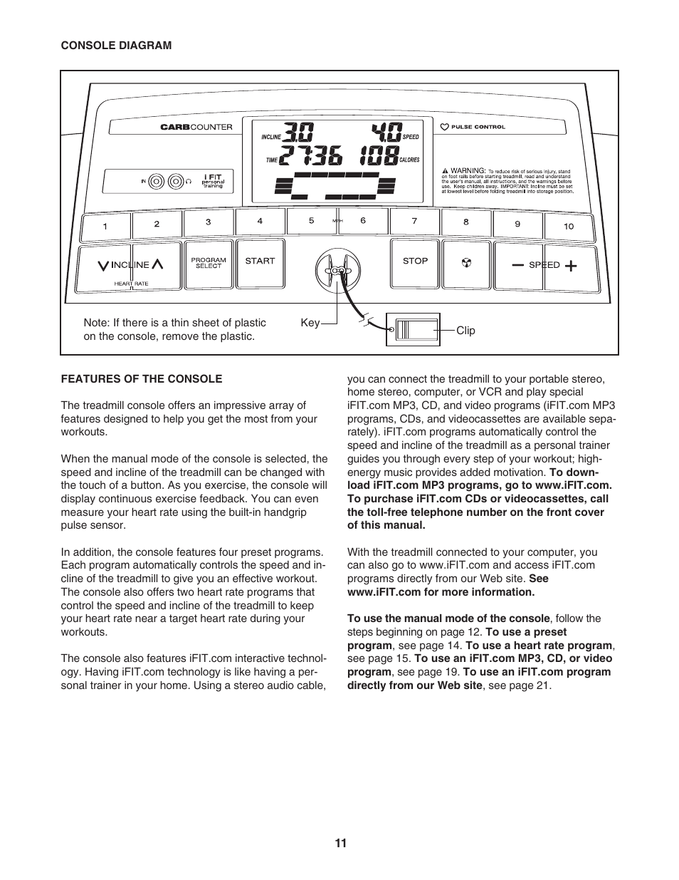 ProForm 30514.0 User Manual | Page 11 / 31