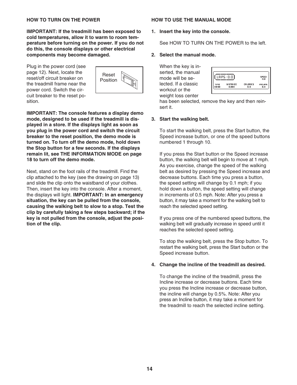 ProForm 620 User Manual | Page 14 / 32