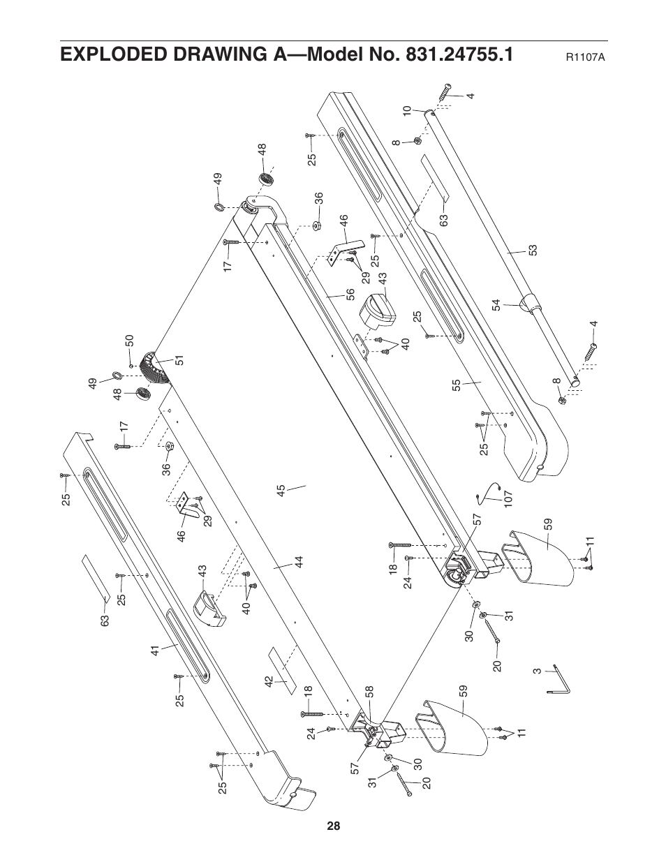 ProForm 620 User Manual | Page 28 / 32