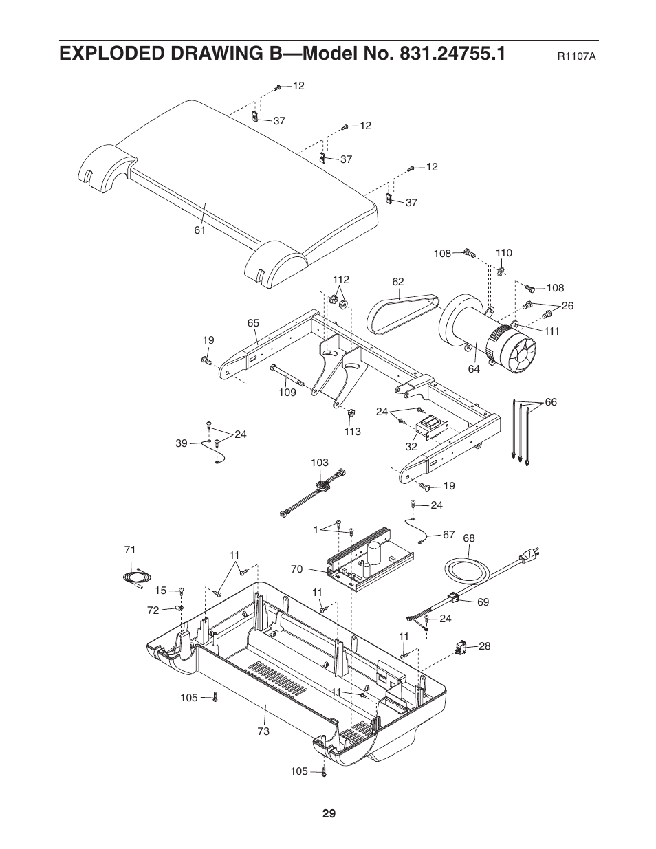 ProForm 620 User Manual | Page 29 / 32