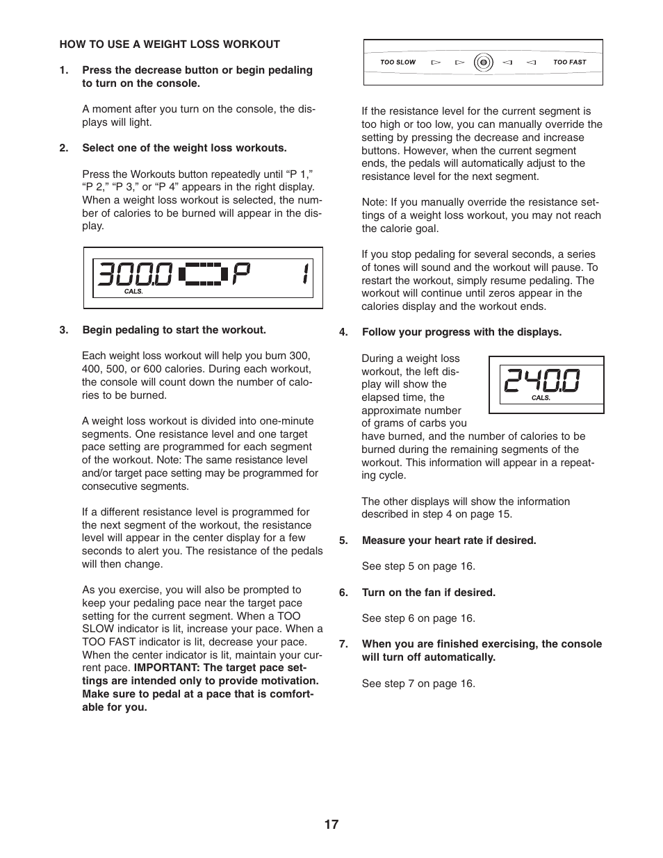 ProForm PFEL64907.0 User Manual | Page 17 / 28