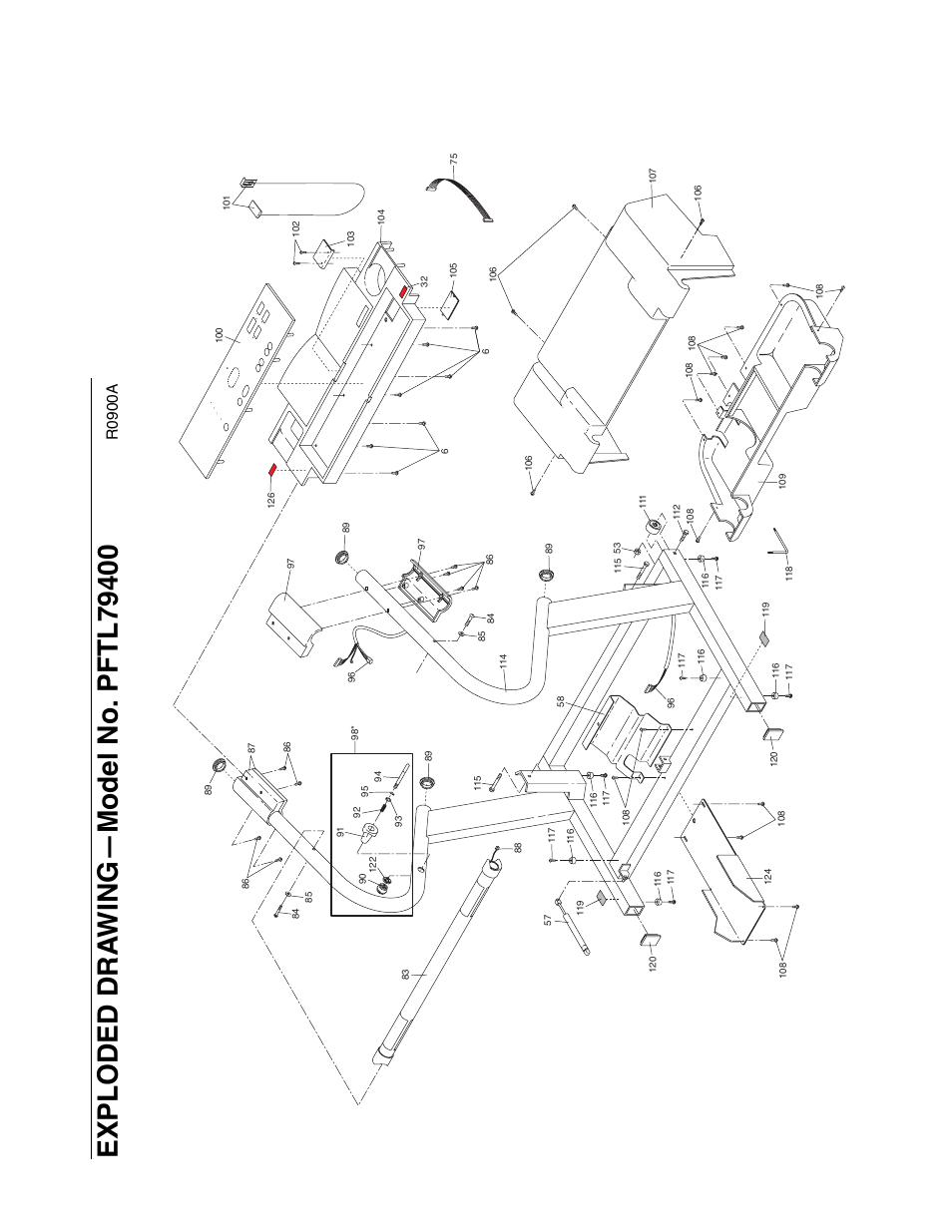 R0900a | ProForm PT 7.0 PFTL79400 User Manual | Page 21 / 22