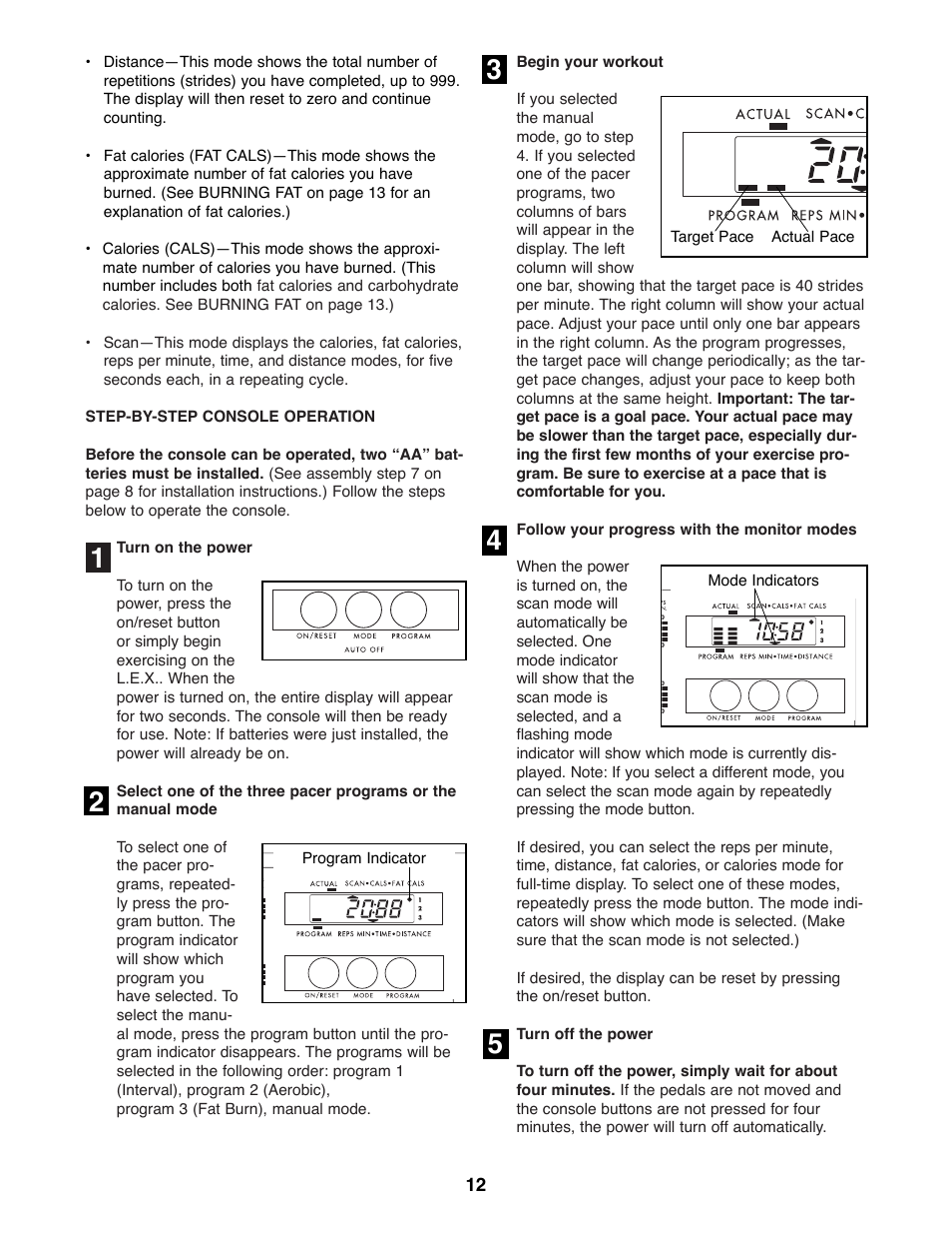 ProForm L.E.X PFEL25070 User Manual | Page 12 / 16