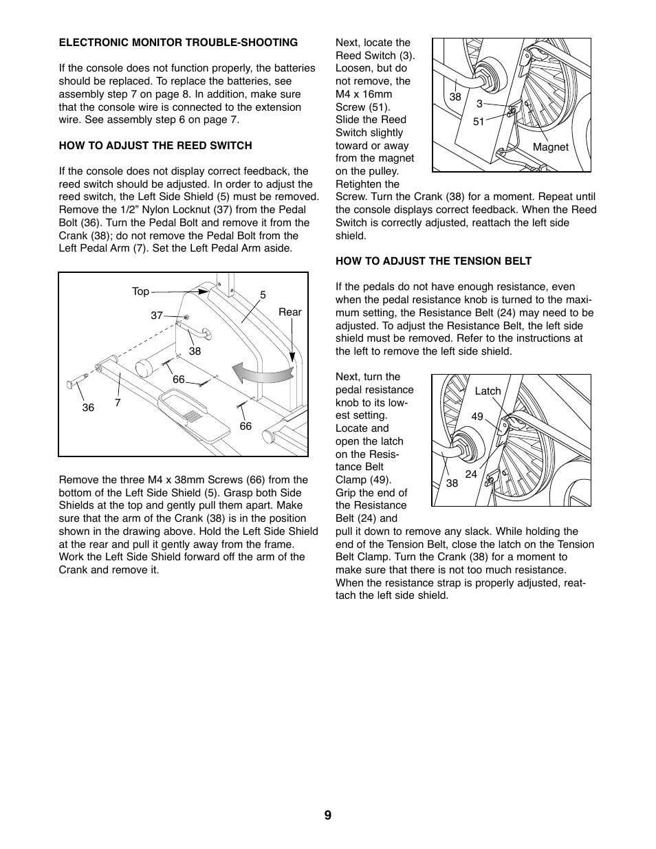 ProForm L.E.X PFEL25070 User Manual | Page 9 / 16