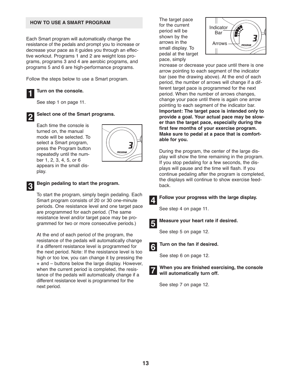 ProForm CardioCross Trainer PFEL39032 User Manual | Page 13 / 24