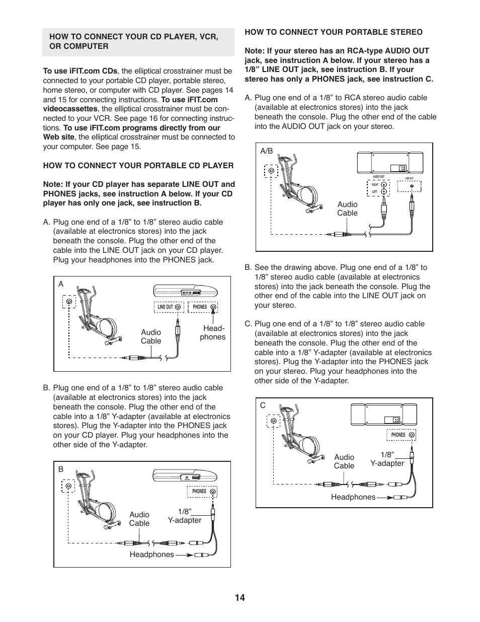 ProForm CardioCross Trainer PFEL39032 User Manual | Page 14 / 24