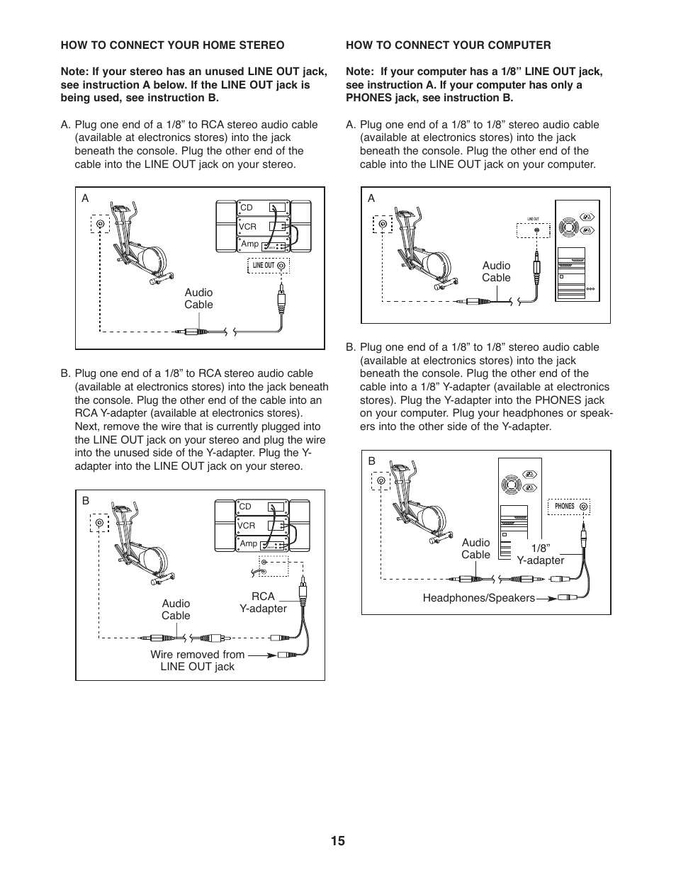 ProForm CardioCross Trainer PFEL39032 User Manual | Page 15 / 24