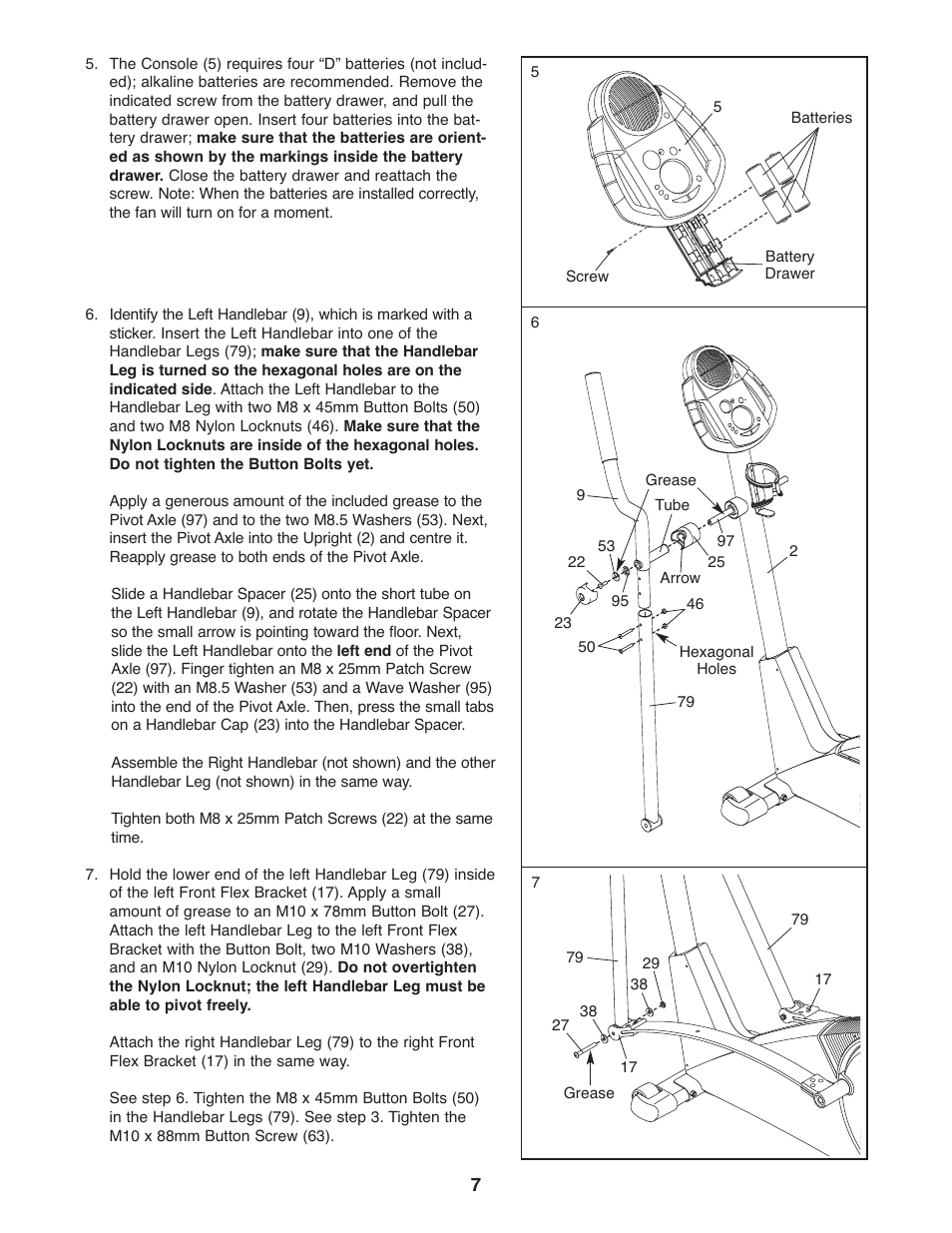 ProForm CardioCross Trainer PFEL39032 User Manual | Page 7 / 24